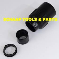 Stofafzuiging draaikoppeling antistatisch D 27 DAG-AS stofzuigerzijde 58 mm | 452892